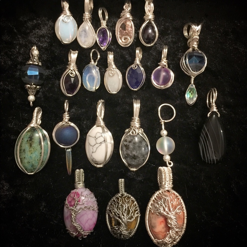 Gemstone pendants